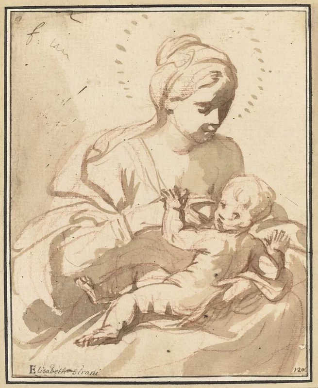La Vergine che allatta il Bambino